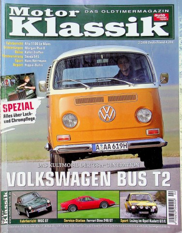 Deckblatt Motor Klassik (02/2008)